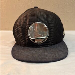 New Era Black and Silver Snapback Hat